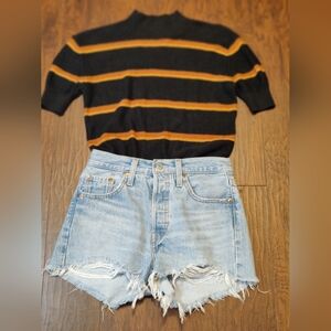 Levi's Light Blue Jean Shorts